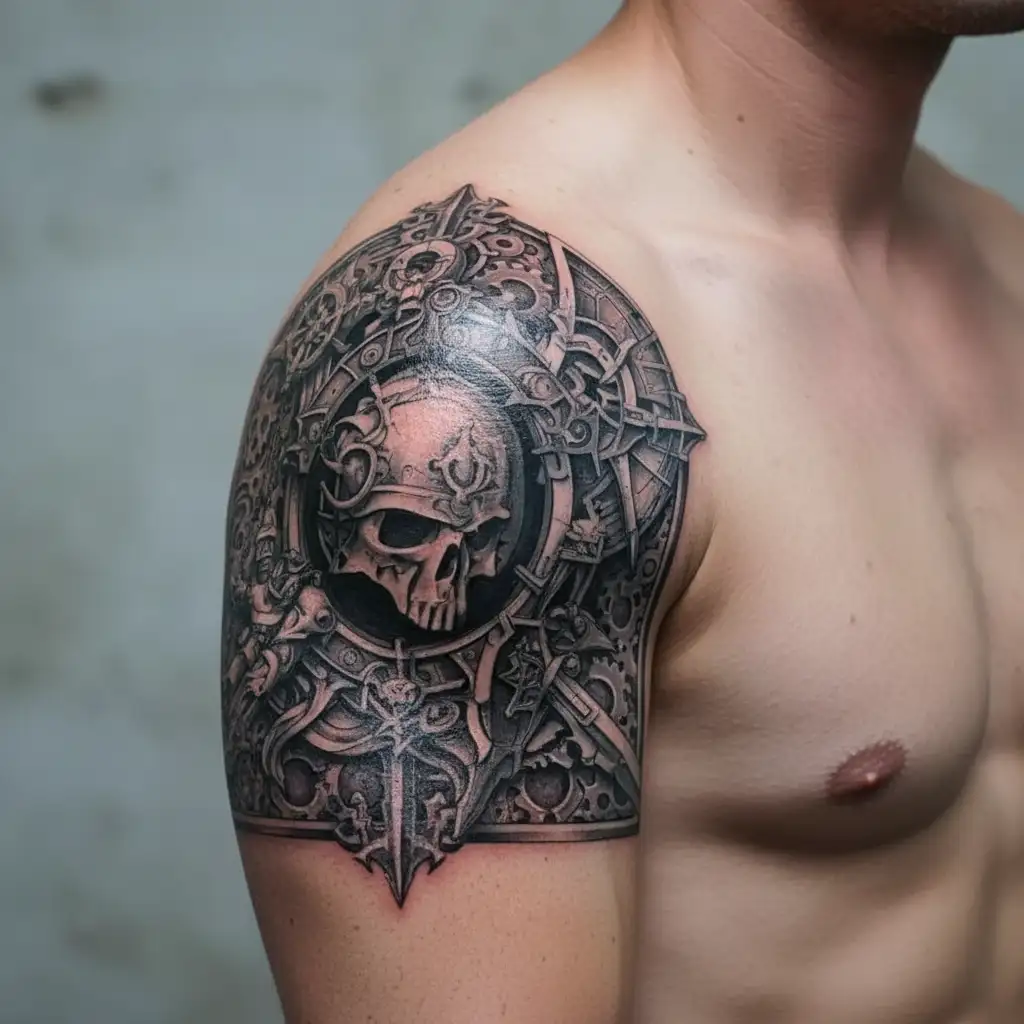 warhammer 40000 inquisition tattoo design idea