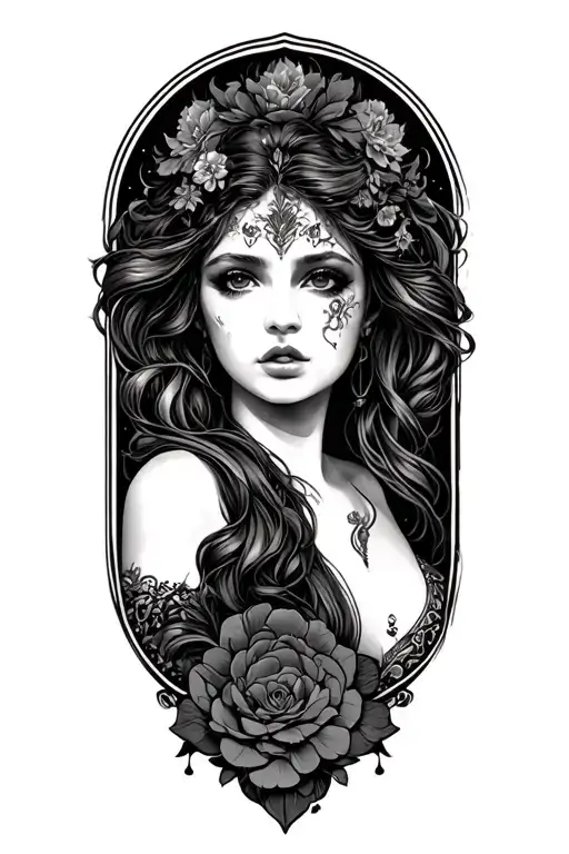 Gemini tattoo design idea