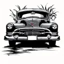 old school Buick tattoo design idea