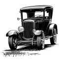 old school Buick tattoo design idea