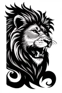 arsenal football club cancer zodiac sign lion strong fearless tattoo design idea