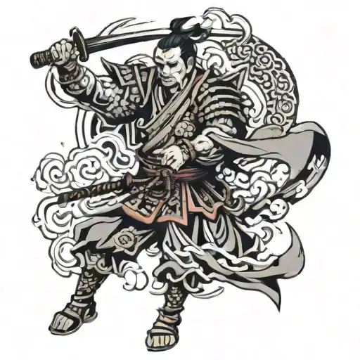 Samurai Rage Ronin Tattoo tattoo design idea
