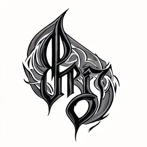 Aarav ambigram tattoo tattoo design idea