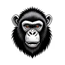 Chinese Monkey tattoo design idea