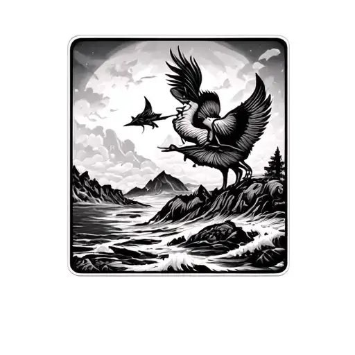 Eastern Boarder tattoo design idea