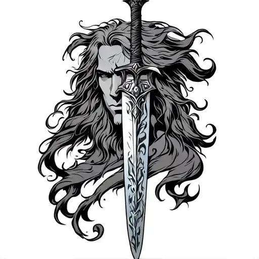 Vinland Saga Thorfinn's Blade tattoo design idea