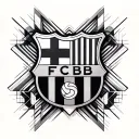 FC Barcelona complex inspired tattoo tattoo design idea