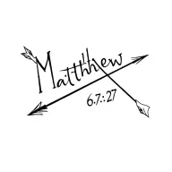 "Matthew 6:27" Bow's Arrow  tattoo design idea