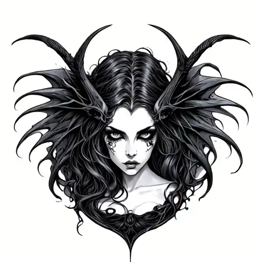 Succubus Womb tattoo design idea
