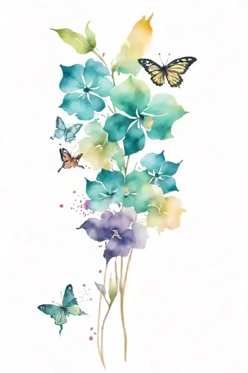 love and hate and love tattoo design idea