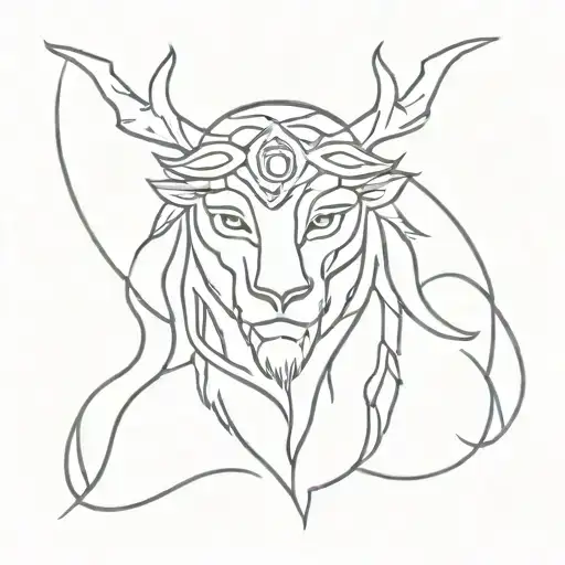 druid tattoo design idea