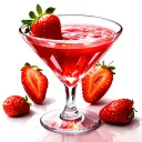 StrawberryMartini spread within a diamond brilliant cut. I don't need strawberries tattoo design idea