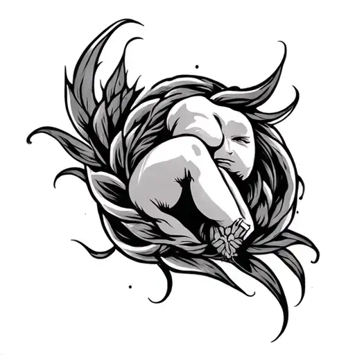 Weight Loss tattoo design idea