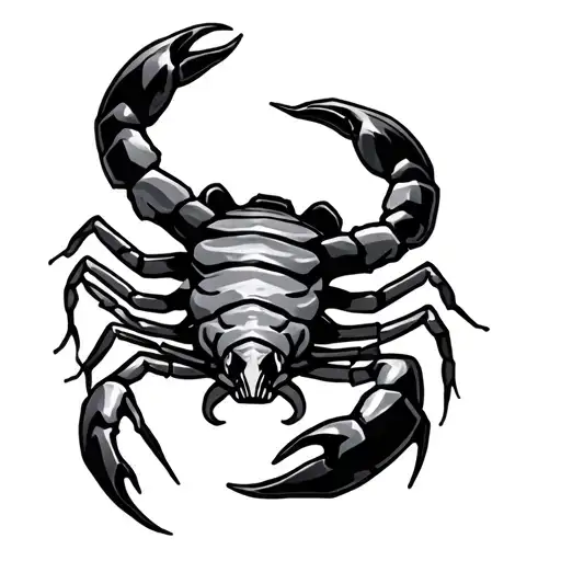 scorpion tribal tattoo design idea