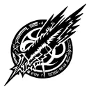 final fantasy 7 logo tattoo design idea