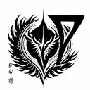 final fantasy 7 logo tattoo design idea