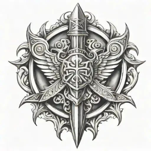armor of god tattoo tattoo design idea