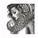 im a hustler and i want it all tattoo design idea