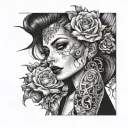 im a hustler and i want it all tattoo design idea