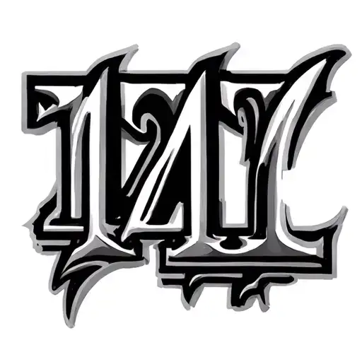 1971 Roman Numerals tattoo design idea