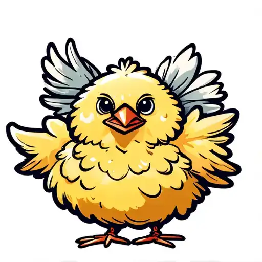 Chick tattoo design idea