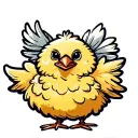 Chick tattoo design idea
