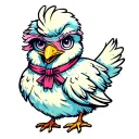 Chick tattoo design idea