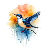 Classic Swallow tattoo design idea