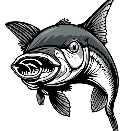 Something to represent my dad who loved fishing, NASCAR, the Chicago bears, Milwaukee best light beer, and most off me tattoo design idea