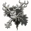 treaty oak revival tattoo design idea