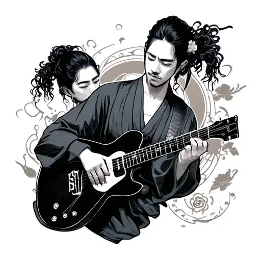 Japanese Band tattoo design idea