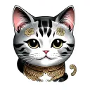 Lucky Cat tattoo design idea