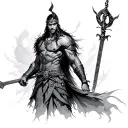 illyrian warrior tattoo design idea