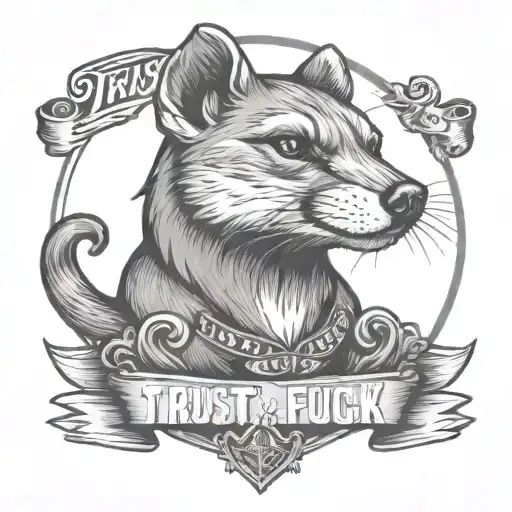 Trust, fuck around and find out, candian redneck, the weasel nickname, mechanic, jack of all trades tattoo design idea