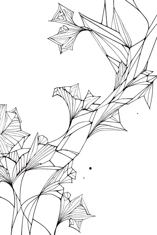 Add geometrical patterns to it tattoo design idea