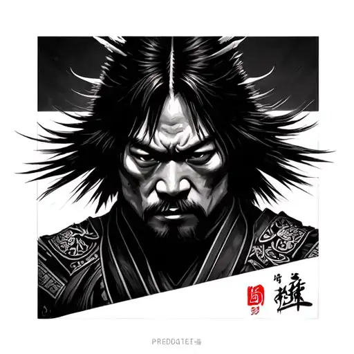 Musashi Miyamoto tattoo design idea