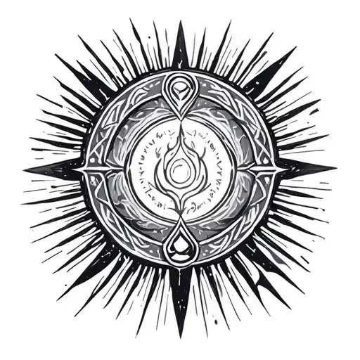 ancient symbols that give you power to ascend to a higher consciousness tattoo design idea