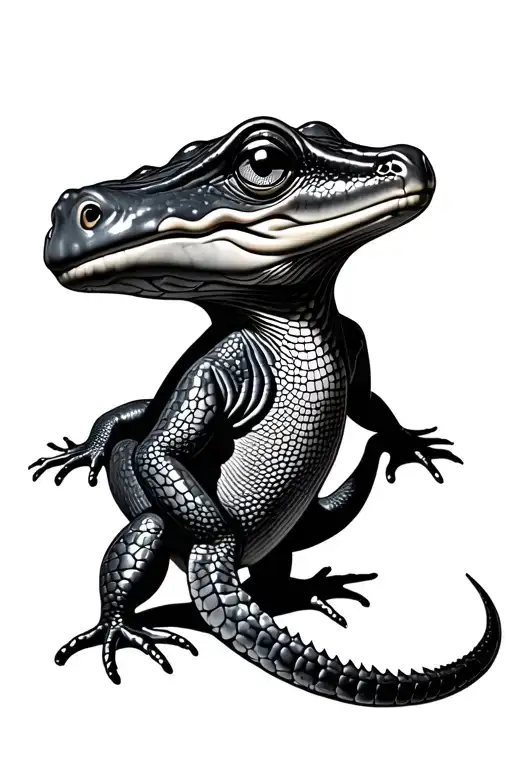 reptiles and amphibians  tattoo design idea