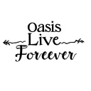 oasis live forever tattoo design idea