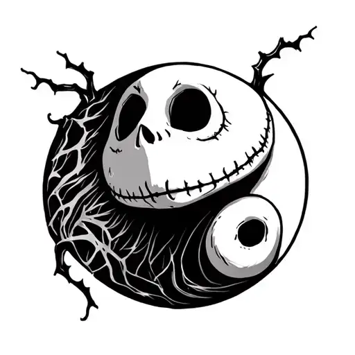 Nightmare Before Christmas tattoo design idea
