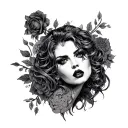 Slut tattoo design idea