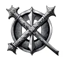 knight templar tattoo design idea