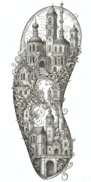 architecture patterns tattoo design idea