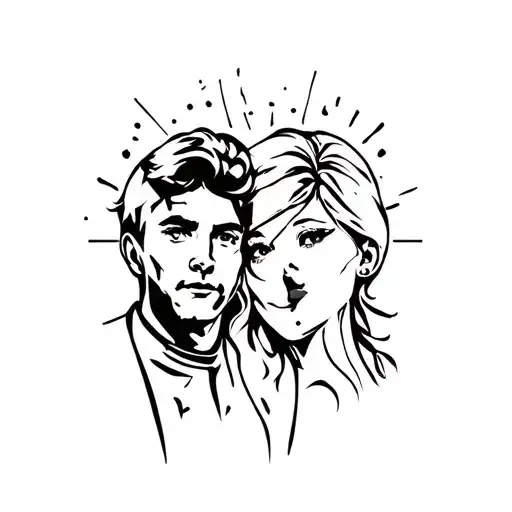 unbreakable bond for brother and sister  tattoo design idea