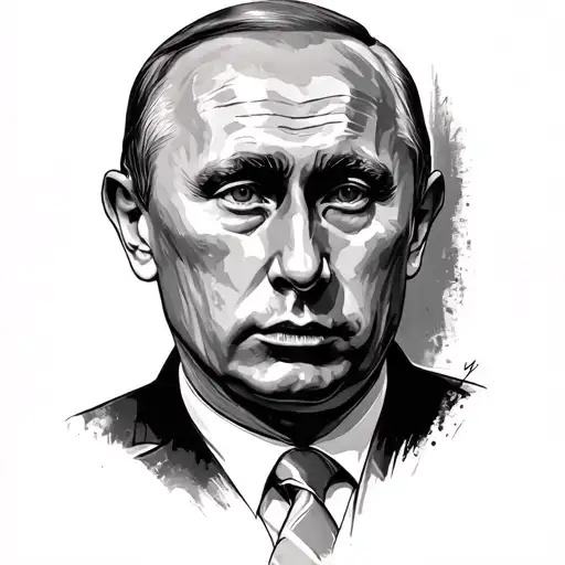 Putin tattoo design idea