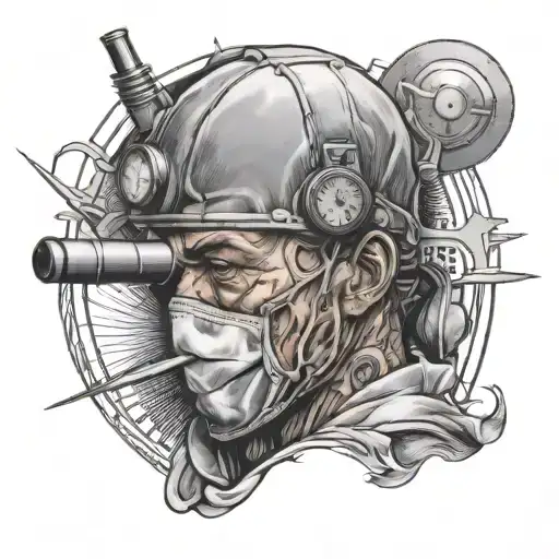 surgeon , surgery  tattoo design idea