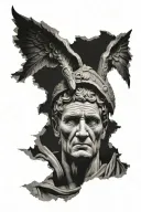 Julius Caesar tattoo design idea