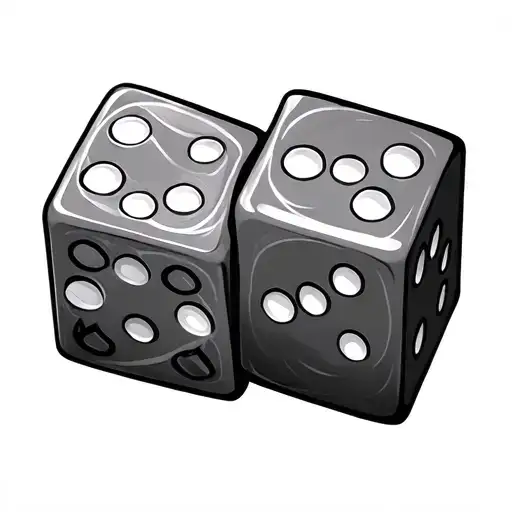 Dice with 1312 tattoo with theme tattoo design idea