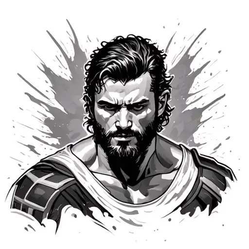 Man In The Arena tattoo design idea