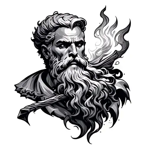Hephaestus tattoo design idea
